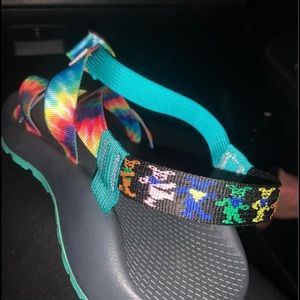 Grateful Dead/tie dye Chacos